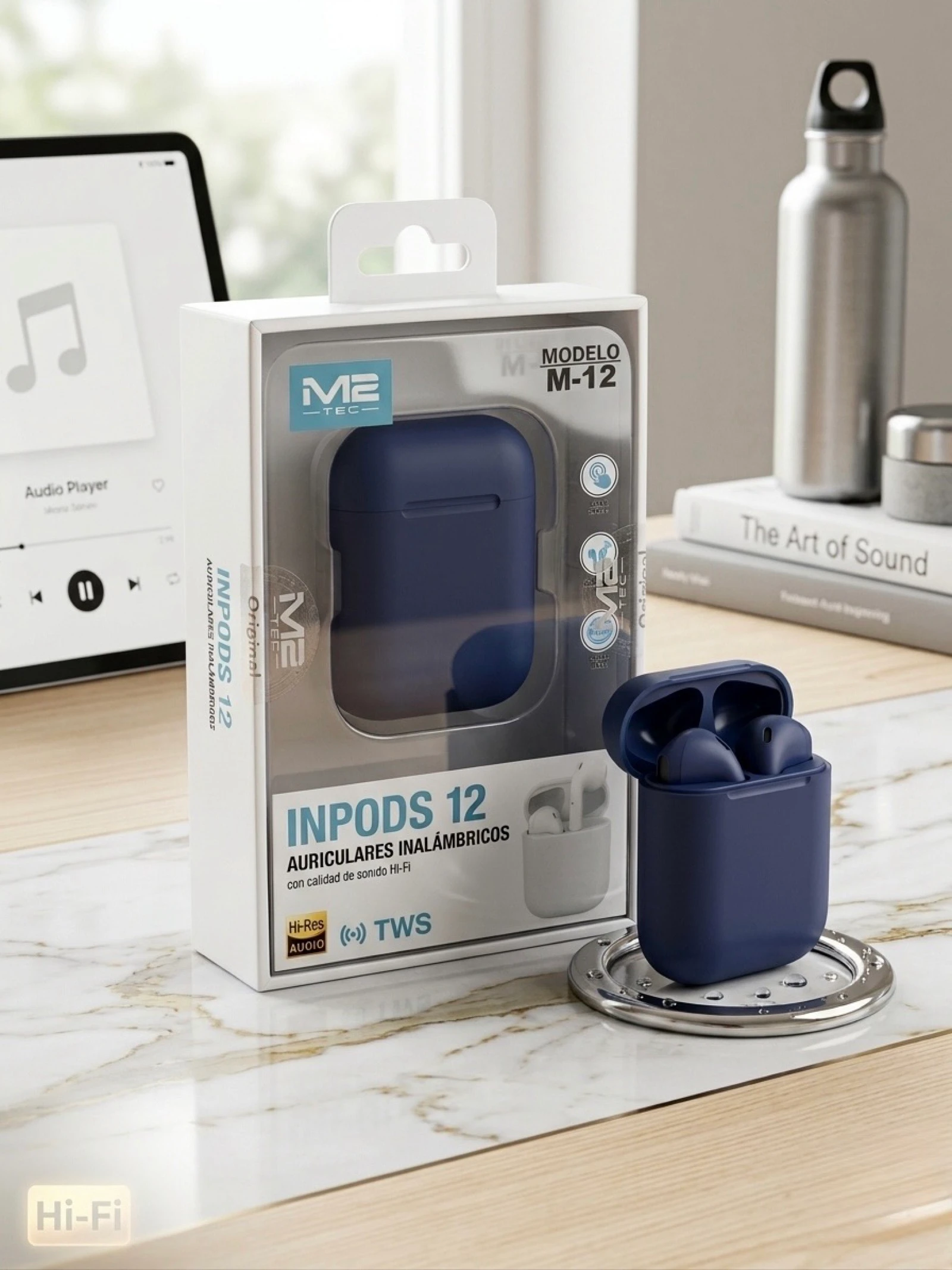 ♫ New Navy Blue Bluetooth Headphones ♫ – photo 3